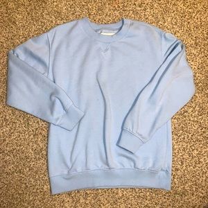 Medium sky blue Boyfriend Crew from SWS Active